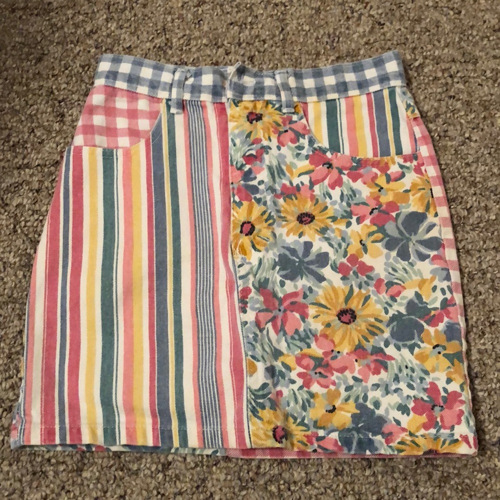 jean skirt